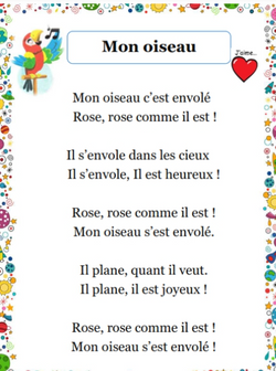 Mon chant mon oiseau
