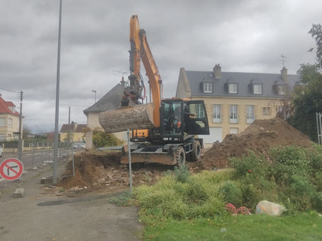 Démolition de la maison voisine