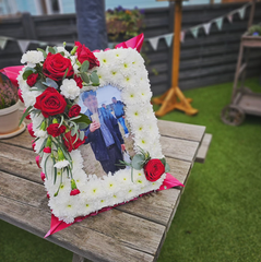 Photo Frame Funeral Tribute