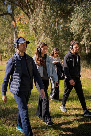 Evento camminata sonora nel bosco