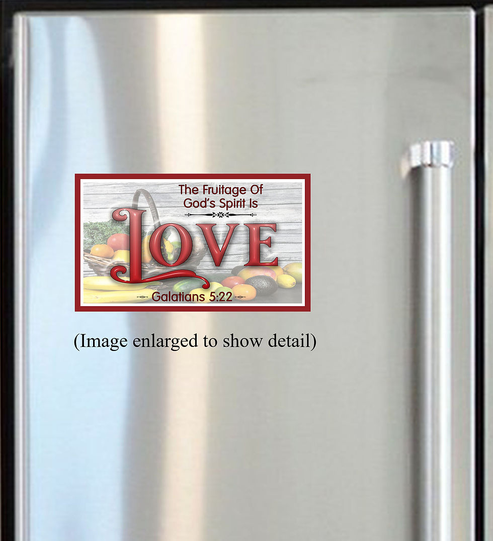 5"x3" Refrigerator Magnet - Love