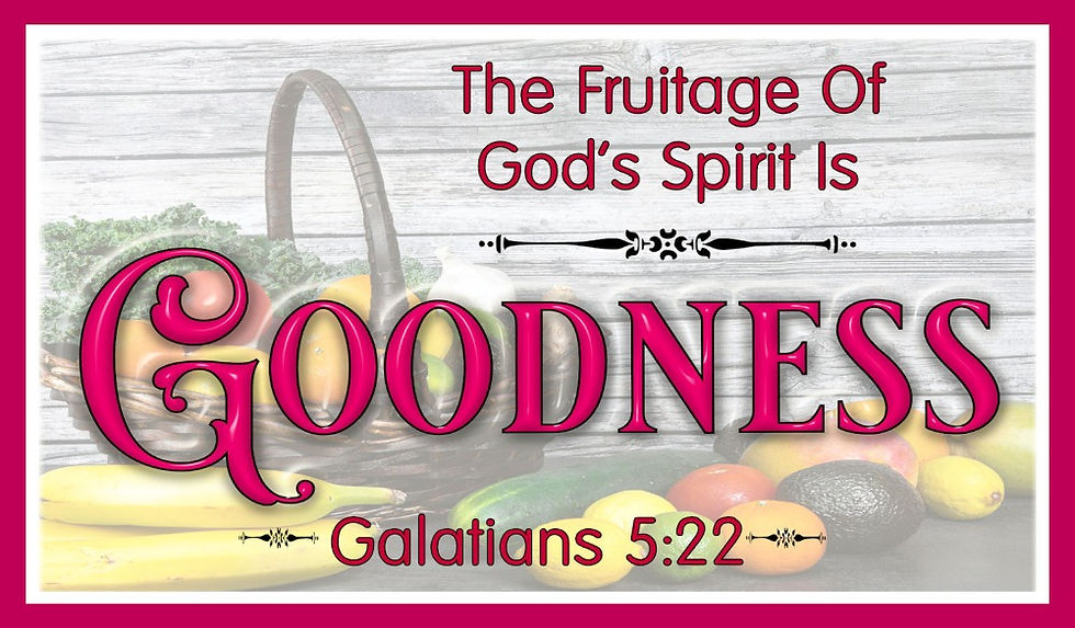 Fruitage of God's Spirit Magnet - Goodness