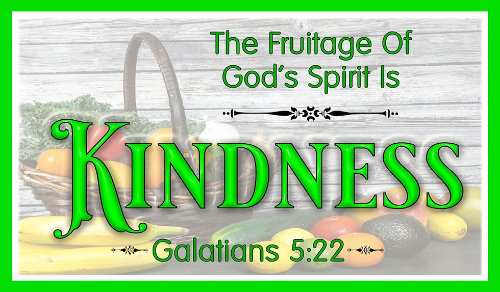 Fruitage of God's Spirit Magnet - Kindness