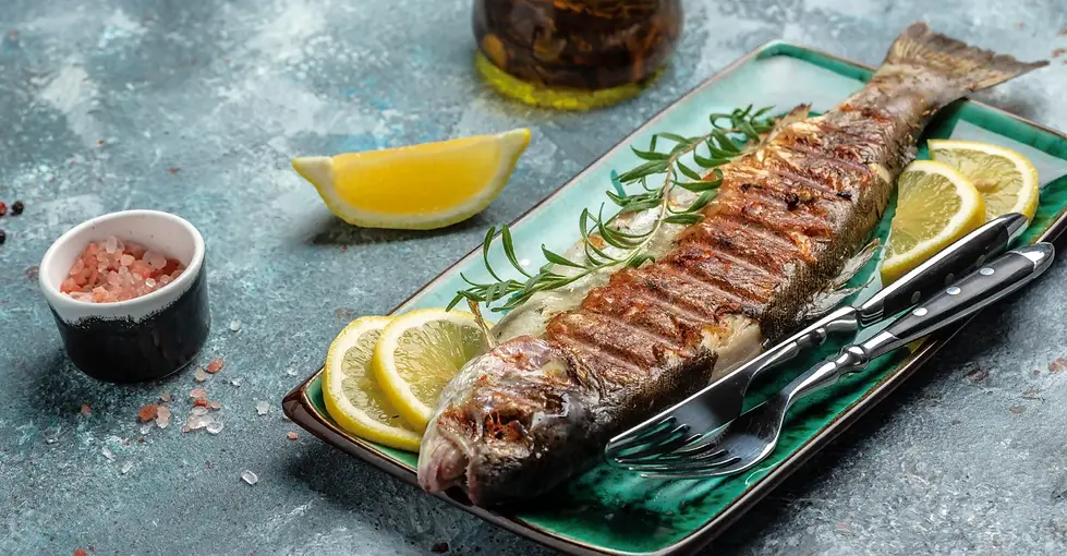 Trucha arcoíris a la parrilla
