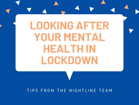 Looking after your mental health during lockdown