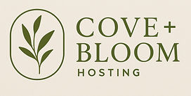 Cove and Bloom Hosting Logo