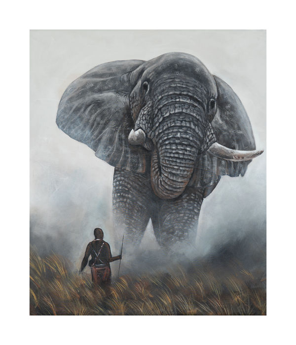 Warrior in the savannah 