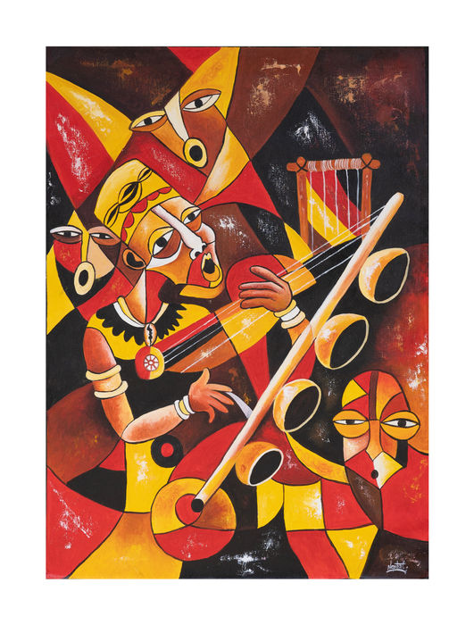 musical faces, masks