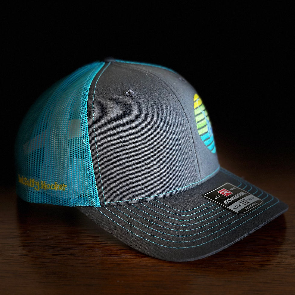 Thumbnail: Reel Salty Hooker Neon Blue Retro Sunset 