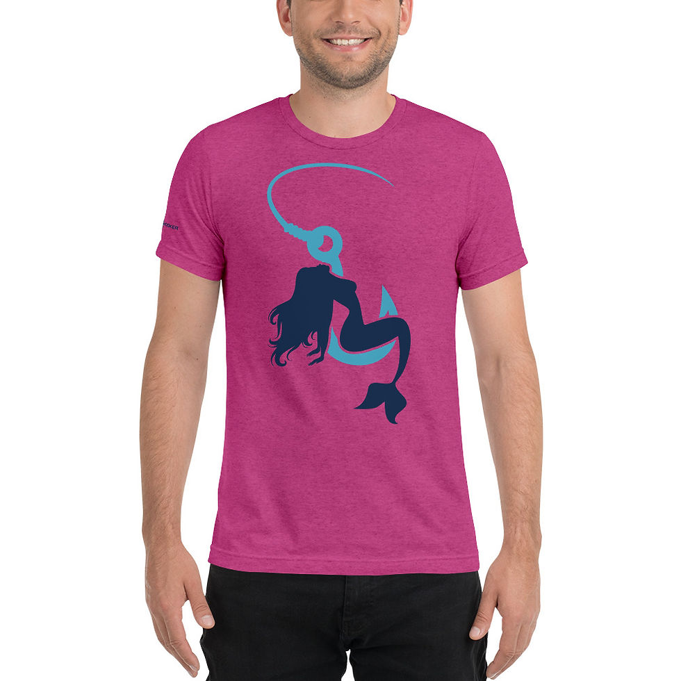 Thumbnail: Reel Salty Hooker Mermaid Short Sleeve T-Shirt