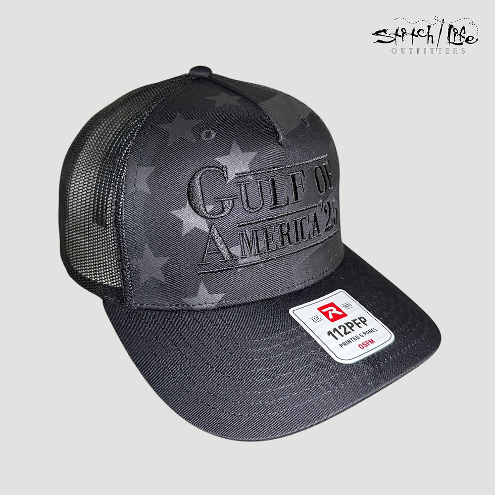 Thumbnail: Gulf of America '25 Blackout Edition Trucker Hat
