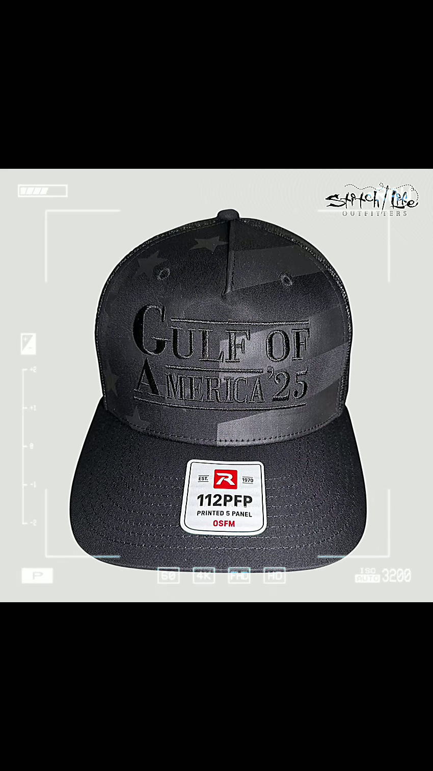 Thumbnail: Gulf of America '25 Blackout Edition Trucker Hat