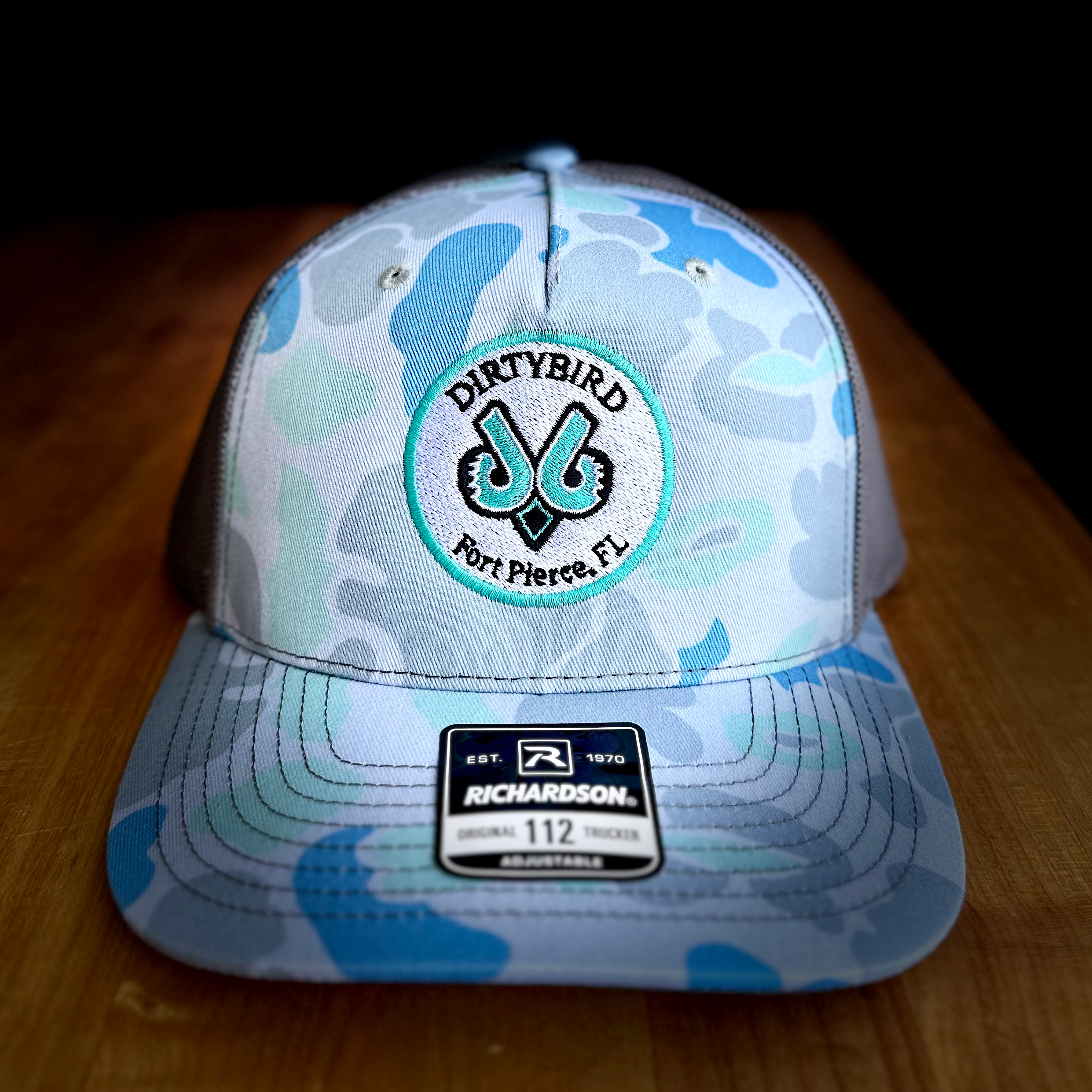 Dirty Bird Fishin Patch Hat Camo