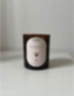 Thumbnail: espresso martini soy wax candle in a dark brown jar and cream label that shows the charmed candles logo, an espresso martini and 'hand poured soy wax' and '30cl' which is one of the available sizes in this candle 