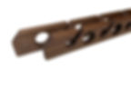 Thumbnail: Black walnut fishing rod rack side view