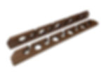 Thumbnail: Black walnut fishing rod rack overview from a distance (full view of the product)