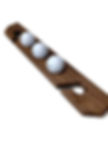 Handcrafted Wooden Golf Ball and Putter Holder – Elegant Display Stand for Collectors & Enthusiasts