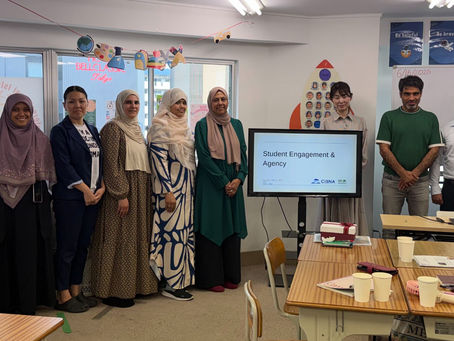 IISO teachers participated in a Japan Professional Development Workshop led by CISNA VP Farea Khan, strengthening student‑centered learning in Tokyo.