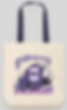 Tote bag with 'Iridescent Daydreams' and person cutting head revealing eye.