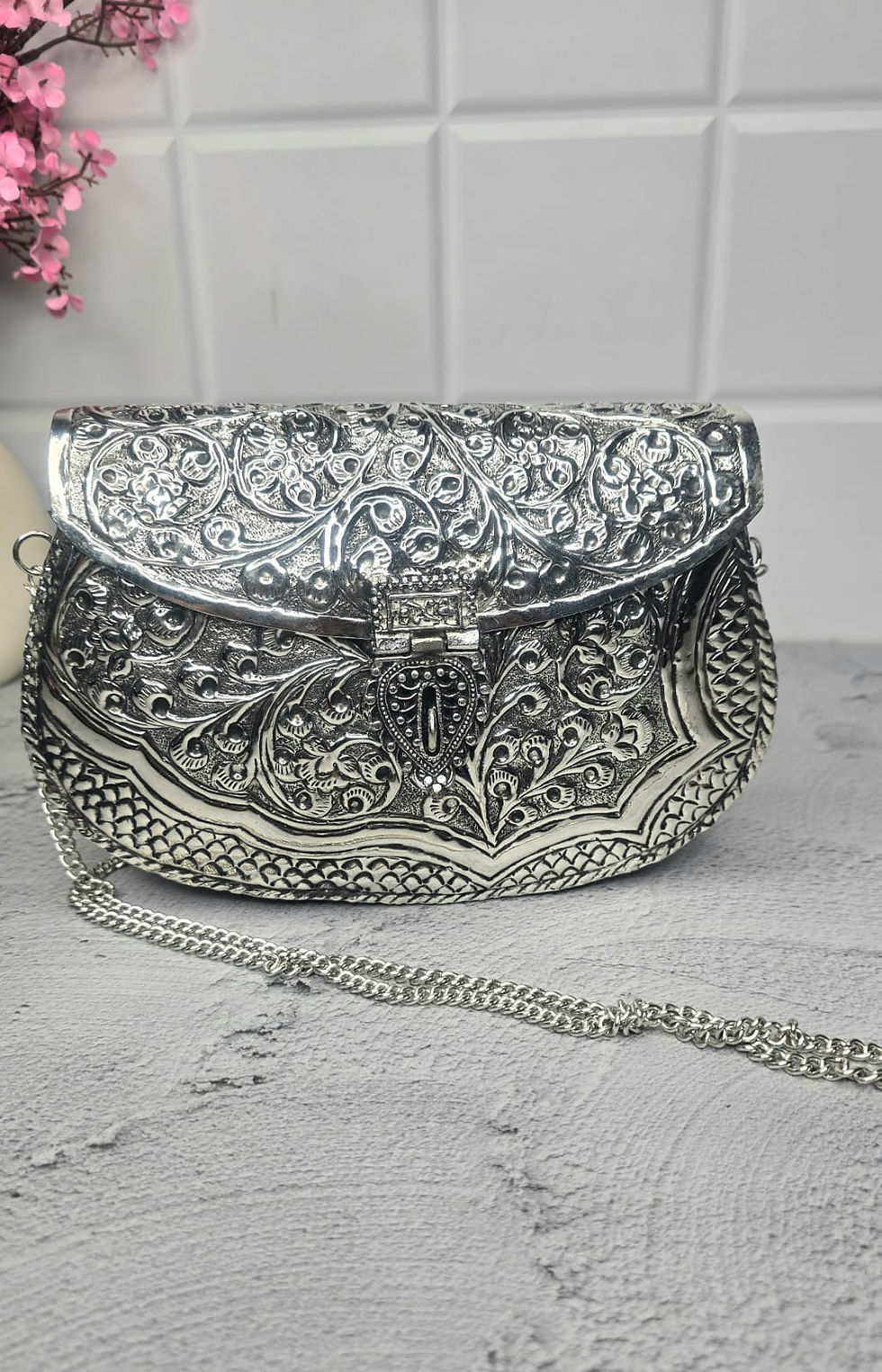 Thumbnail: New silver brass clutch in stock 🌟