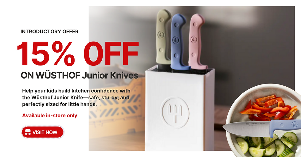 15% 0FF ON WÜSTHOF Junior Knives