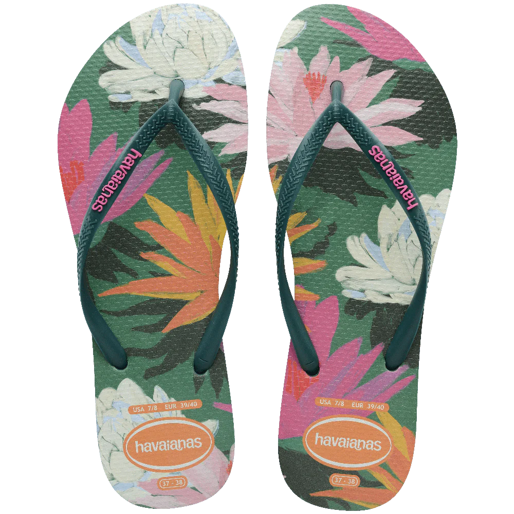 Chinelo Havaianas Slim Summer Bliss Verde