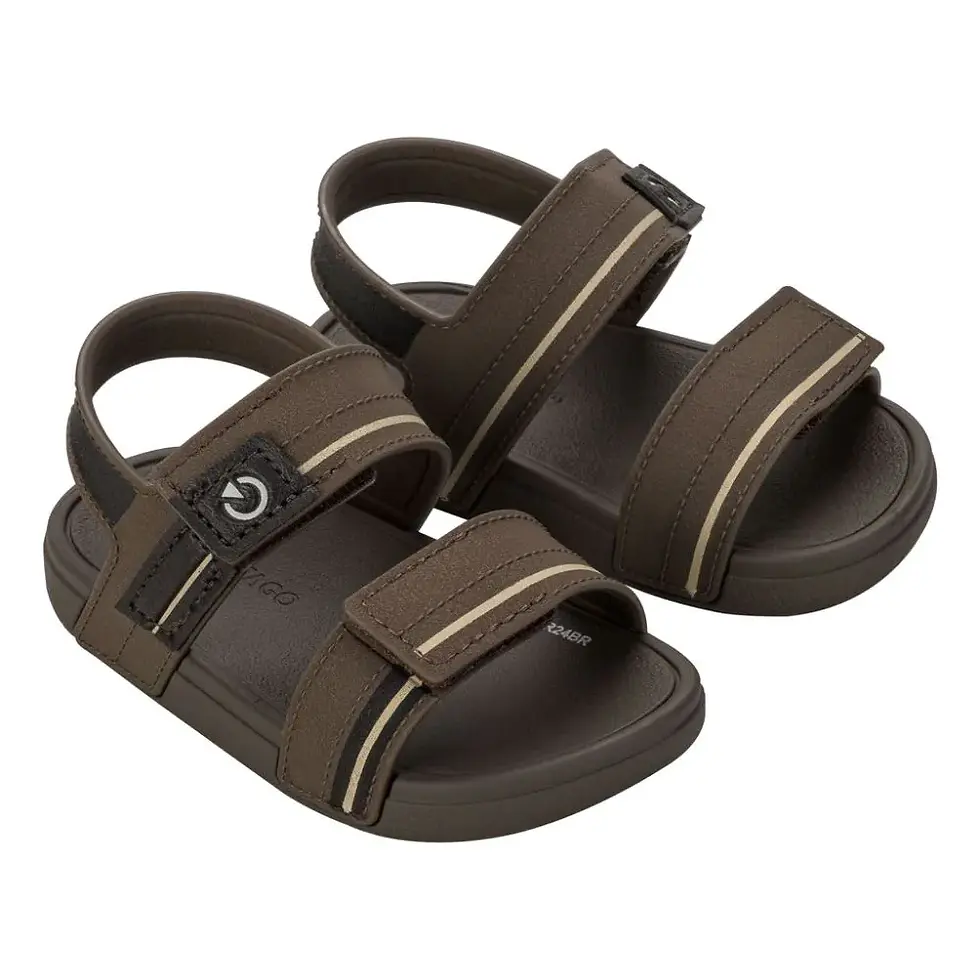 perspectiva do par de Sandália Infantil Cartago Dakar Baby