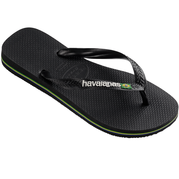 Miniatura: Chinelo Havaianas Brasil Logo Preto