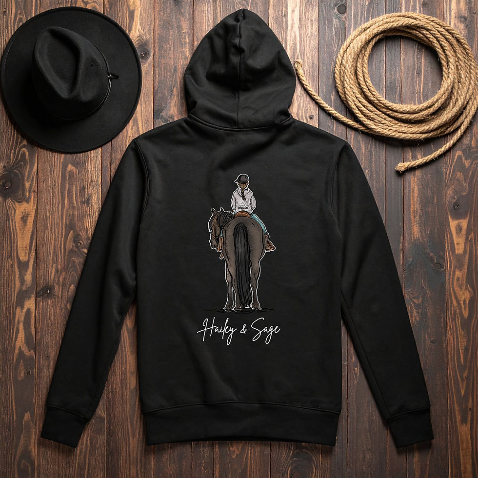 Thumbnail: Personalized 'Horse and Me' Graphic Hoodie