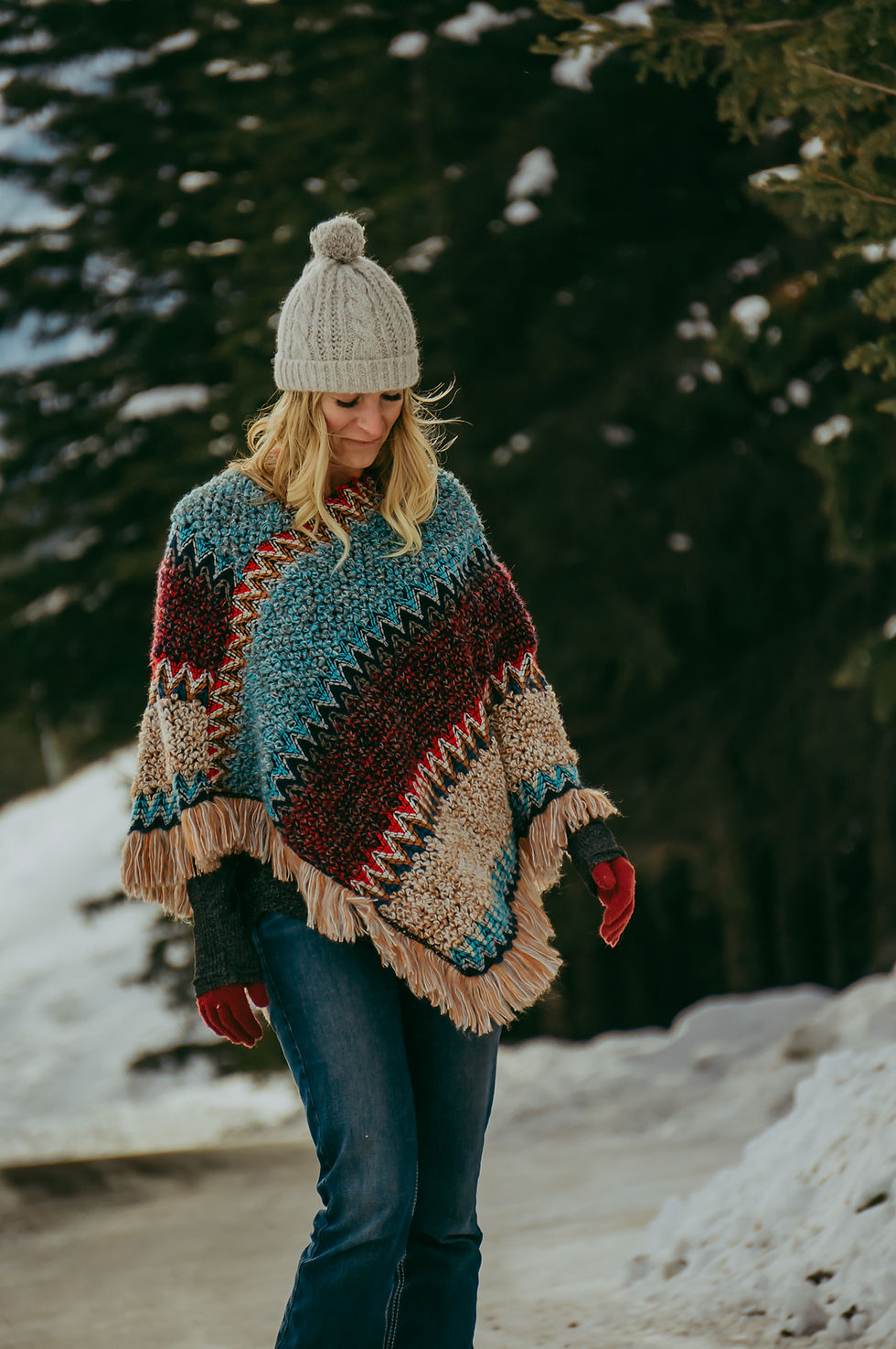 Thumbnail: Tassel Fringe Poncho