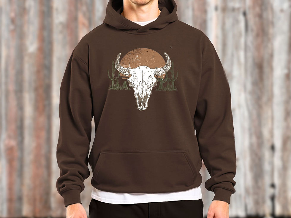 Thumbnail: Vintage Skull Hoodie