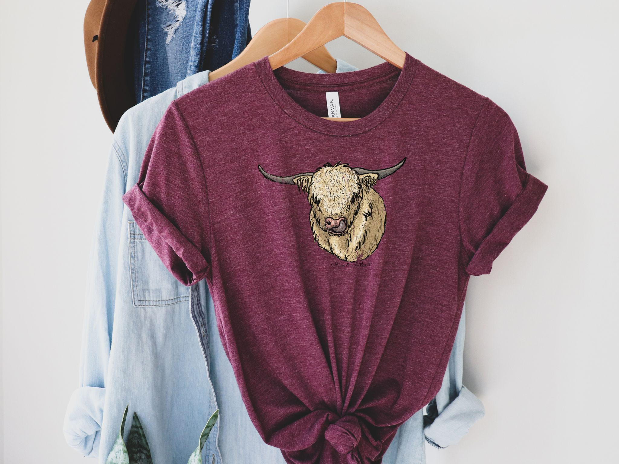 Highland Steer Graphic T-Shirt