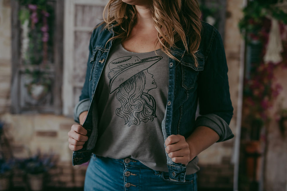 Thumbnail: Cowgirl Racerback Tank Top