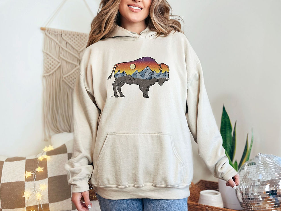 Thumbnail: Sunset Bison Hoodie