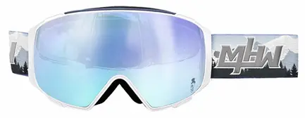 Image of a rider wearing North Fade Snow Goggles.