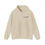 Thumbnail: Cream Mad Hatter hoodie with black Mad Hatter Snowboard logo graphic