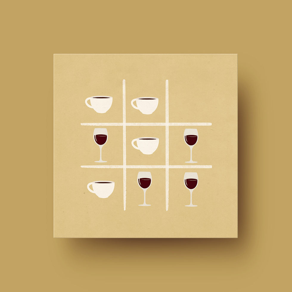 サムネイル： Coffee or wine?