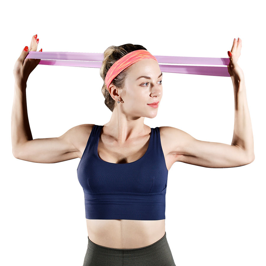 Miniatura: Fitness Elastic Resistance Bands Home Pilates Gym yoga resistance Bands Stretchi