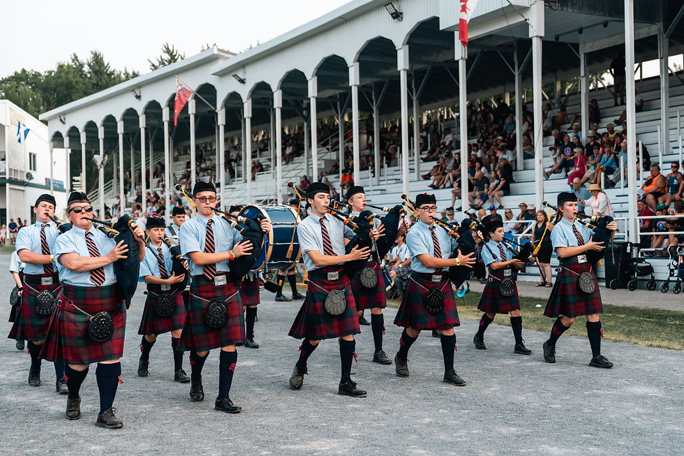 Juvenile Champions Capital District Youth PB marching off