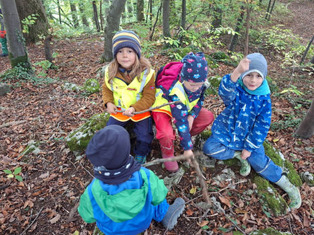 Waldtag Klasse 1 mit dem Kindi