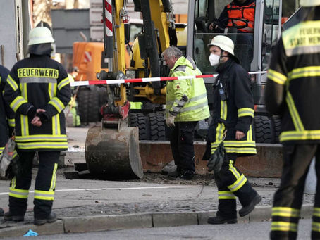 Gasexplosion bei der BRK in Memmingen