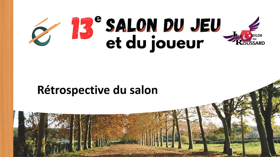 Page de couverture de la rétrospective de la dernière édition du salon