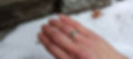 Thumbnail: Sterling Silver Hammered Stacking Ring