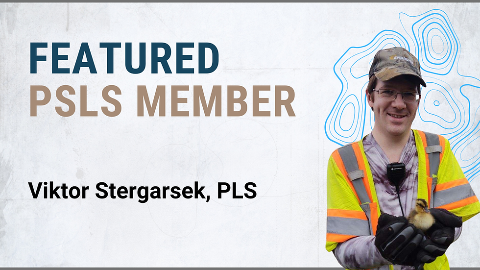 Featured Member - Viktor Stergarsek, PLS