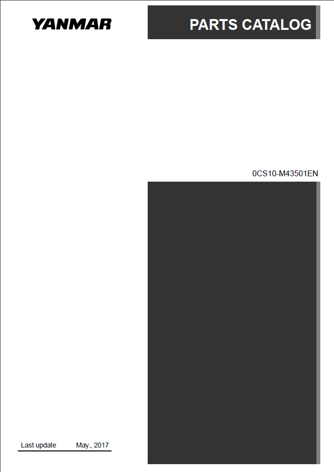 Miniature : Vue éclatée YANMAR VIO75-A