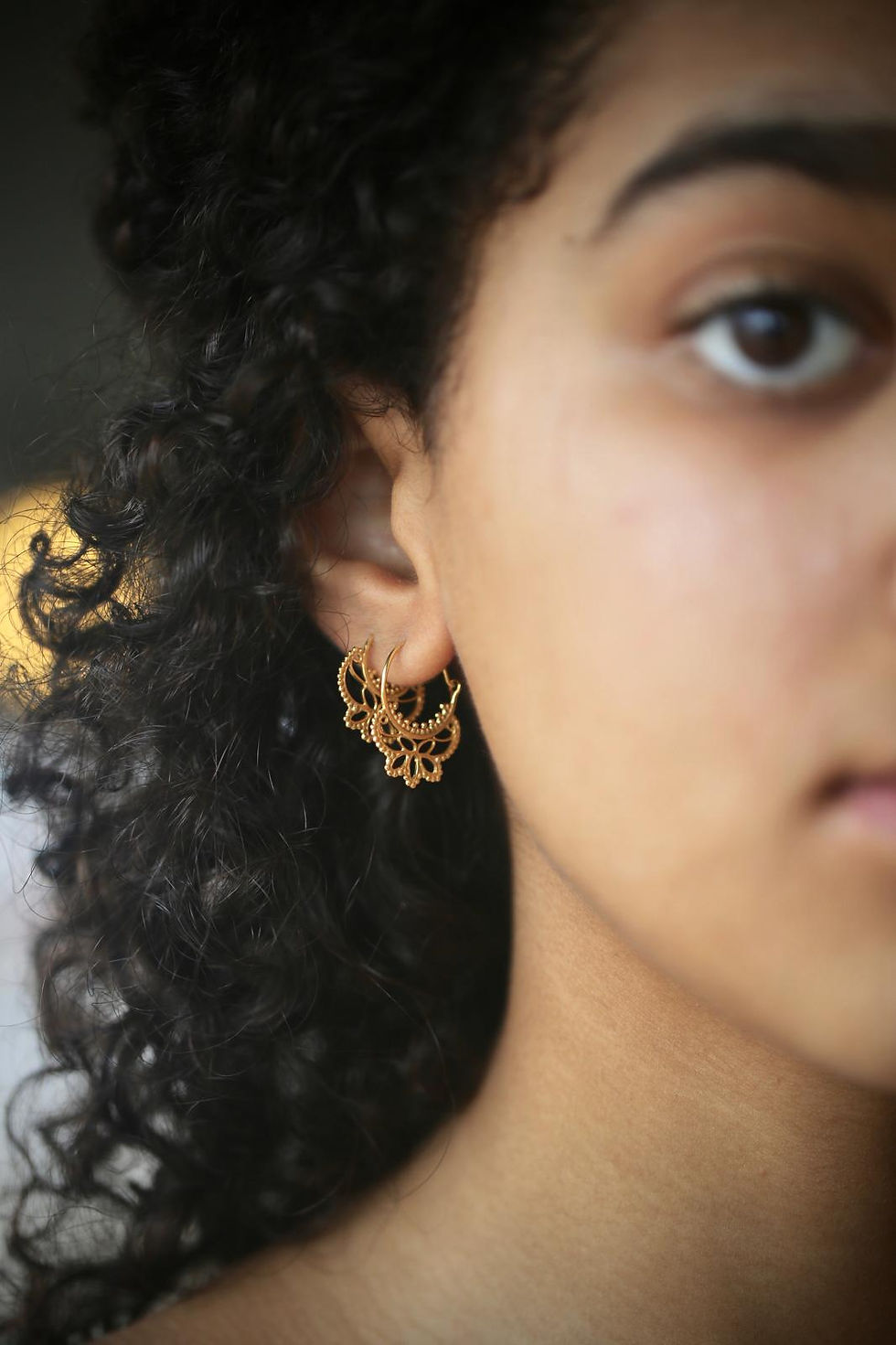 Mix match earrings round
