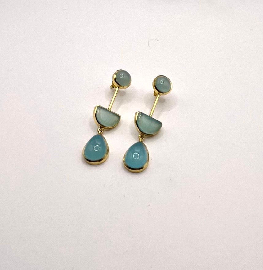 Thumbnail: Big stones earring