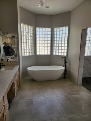 freestanding bathtub installation