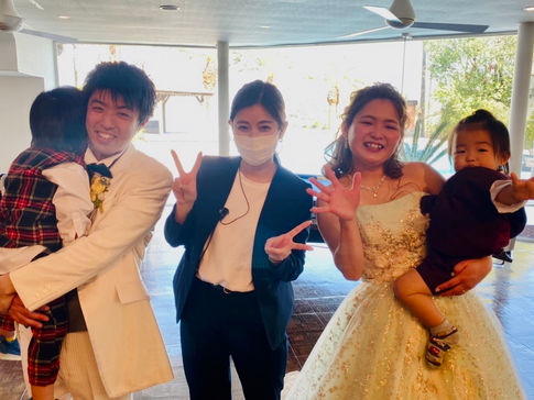 【カップルレポート】お子様と一緒に思い出の結婚式