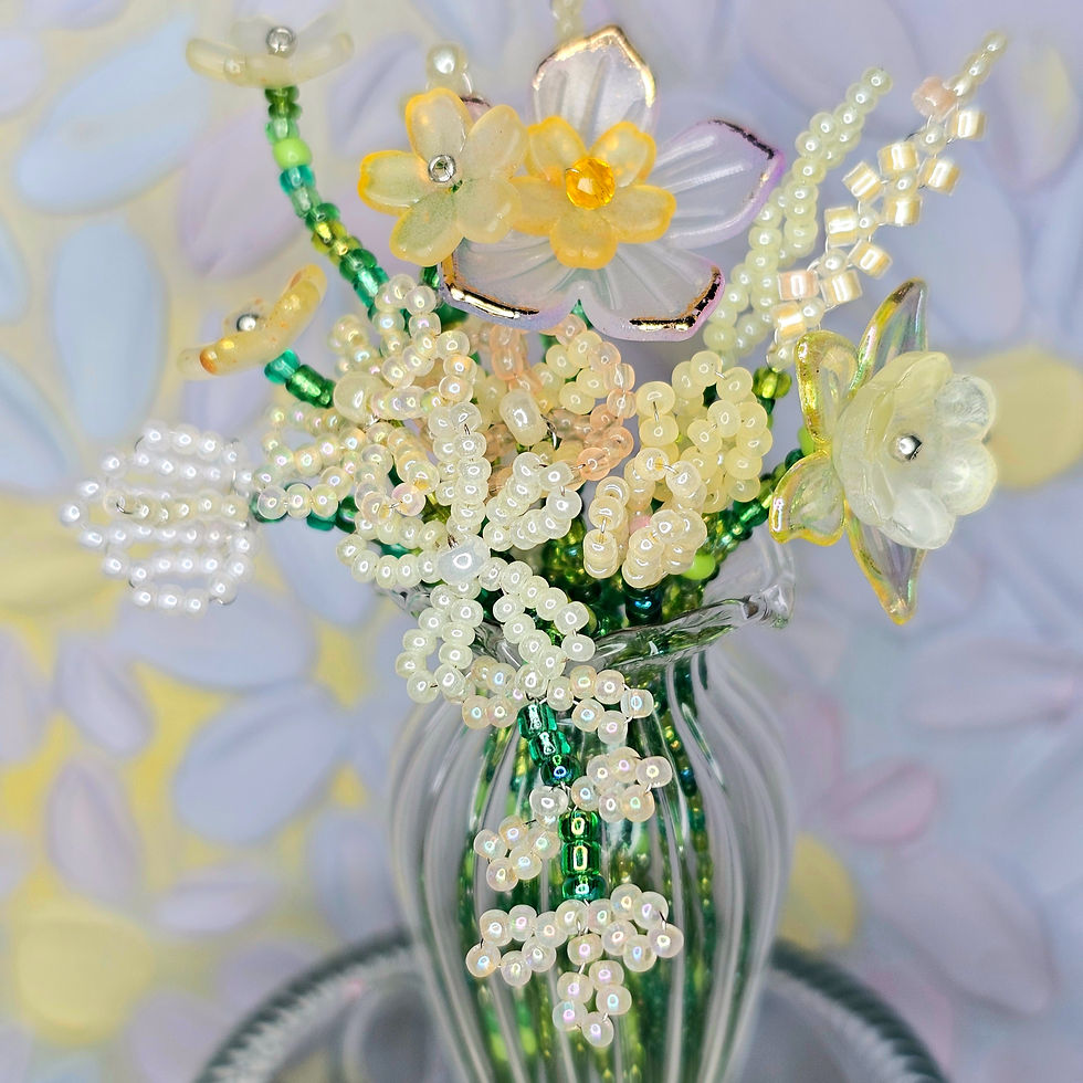 Thumbnail: Everlasting Beaded Flower Bouquet